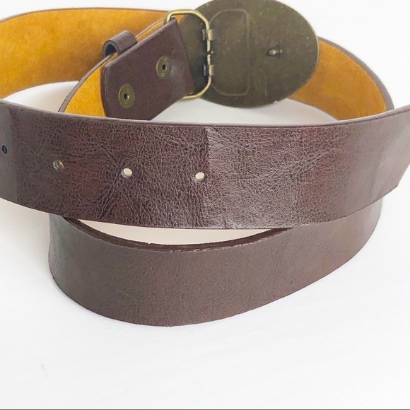 TOMMY Hilfiger brown leather belt - Picture 12 of 14